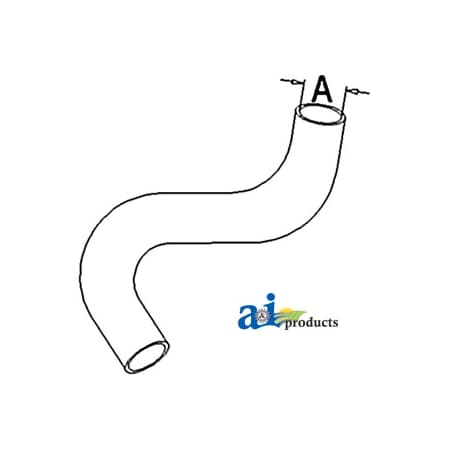A & I Products Radiator Hose, Lower 12" x5" x5" A-70249756